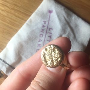 Gold Madewell Sandstamp Ring
